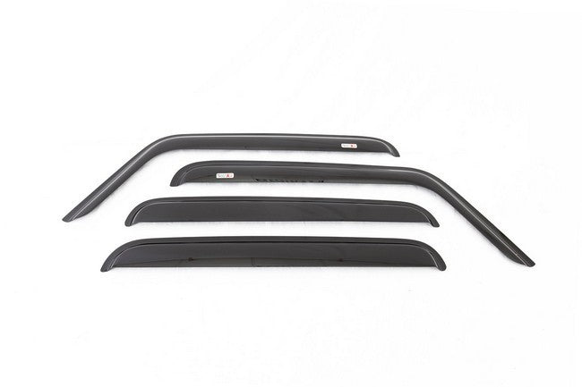 Front and Rear Rain Deflectors For Jeep Wrangler JK