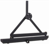 Classic Rock Crawling Black Rear Bumper Bar with Tire Carrier Jeep Wrangler YJ TJ 87-06