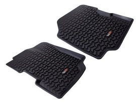 Black Front All Terrain Floor Liner 97-06 Jeep Wrangler TJ
