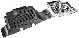 Black Second Row Floor Liner Jeep Wrangler JK Unlimited 4 door