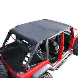 Black Pocket Island Topper for 4 door Jeep Wrangler JK