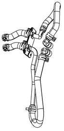 Heater Supply and Return Hoses For Jeep Grand Cherokee WK