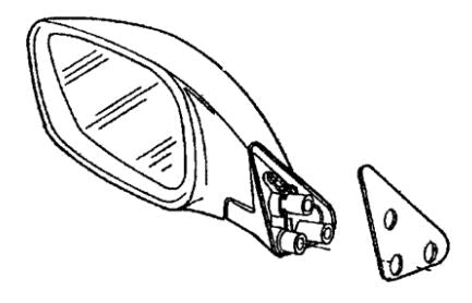 Left Side Mirror For Jeep Cherokee XJ