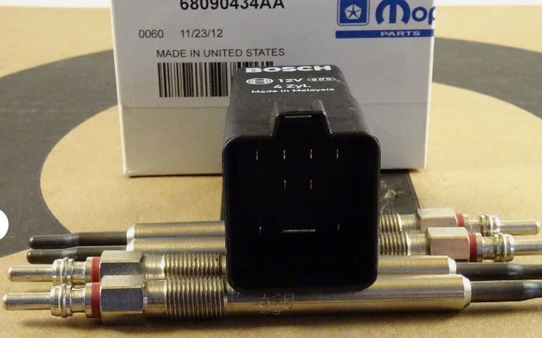 Glow Plug KIT For 2.8L Jeep Cherokee KJ