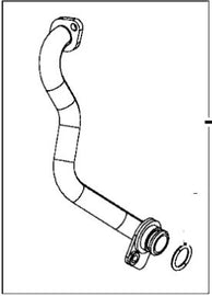 Coolant Inlet Tube 12-14 Chrysler 300 11-20 Jeep Grand Cherokee WK
