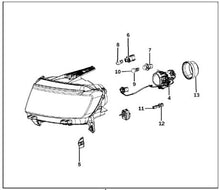 Load image into Gallery viewer, Left side head light for Jeep Patriot MKP