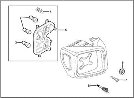 Left Tail light 15-16 Jeep Renegade BU