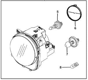 Right Headlight 15-17 Jeep Renegade BU