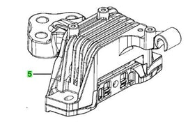 Transmission mount for 2.4L Jeep Cherokee KL
