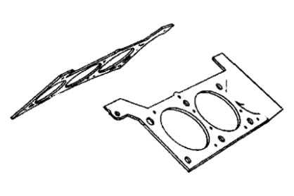 Cylinder head gasket for 3.3V6 Chrysler voyager GS (1997-2001)