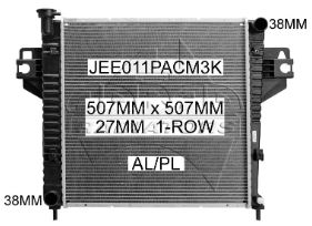 Radiator for Jeep Cherokee KJ 2.4L