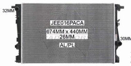 Radiator for Jeep Cherokee KL