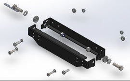 Bull bar Numberplate Flip bracket For Jeep Wrangler JK TJ