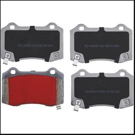 Ceramic Rear wheel brake pads For 6.4L Jeep Grand Cherokee WK1 WK2 WK3