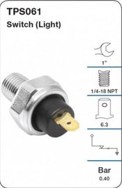 Oil Pressure Sender For 4.0L Jeep